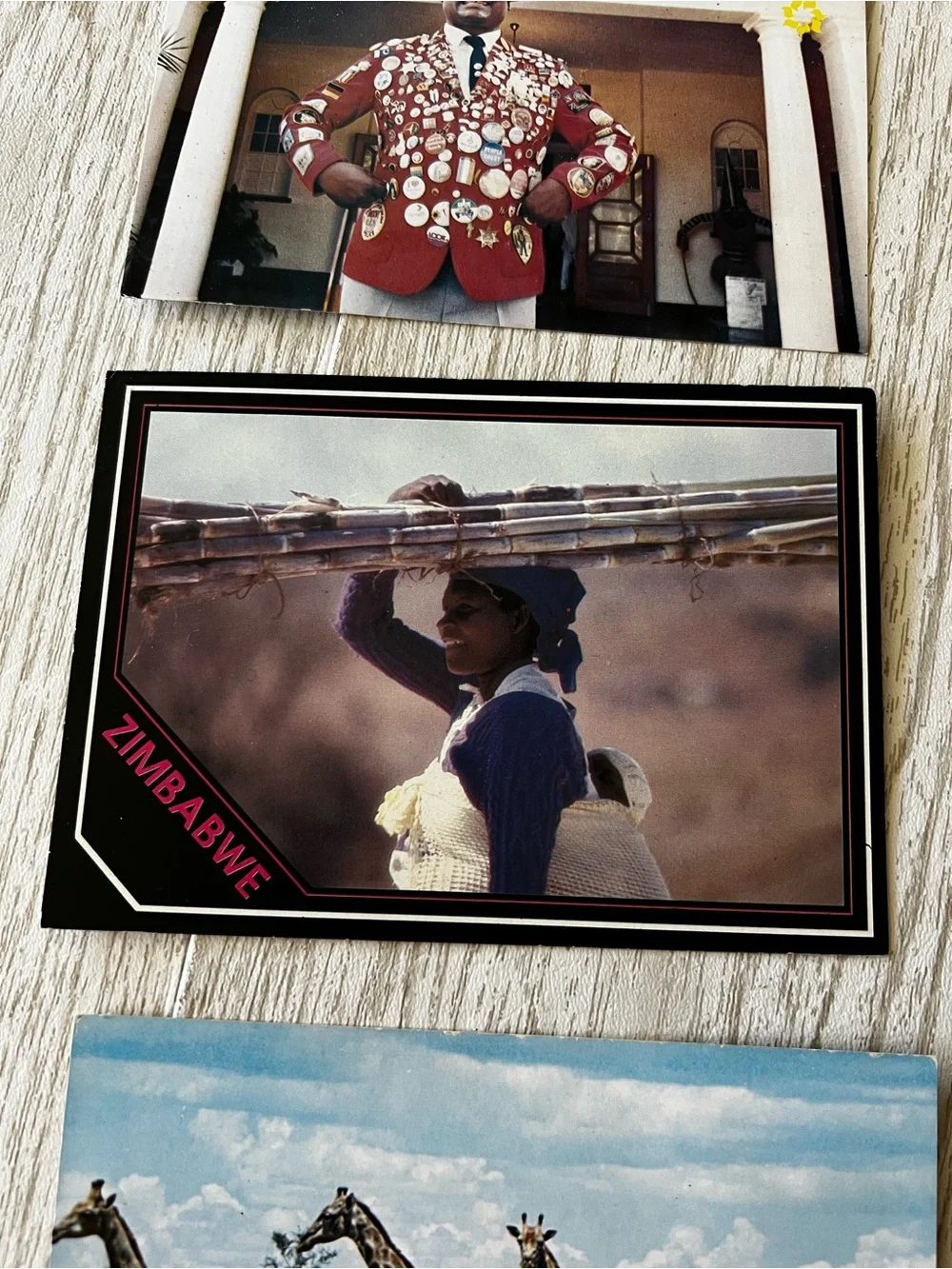 Set of 6 Vintage African Zimbabwe Post Cards